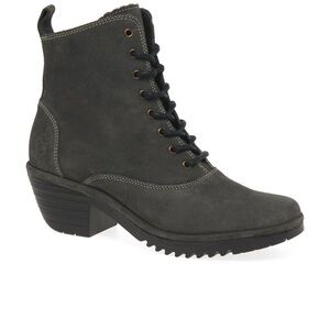 Fly London Suede Ankle Boots - Gray